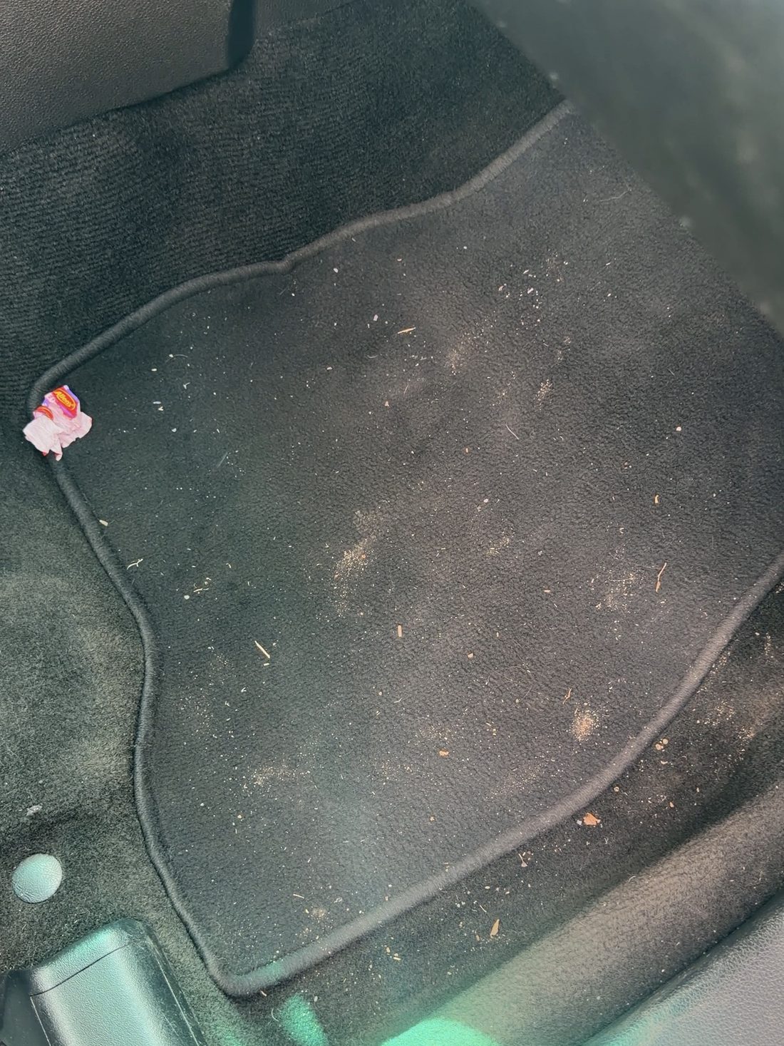 Ford Explorer interior floor before detailing