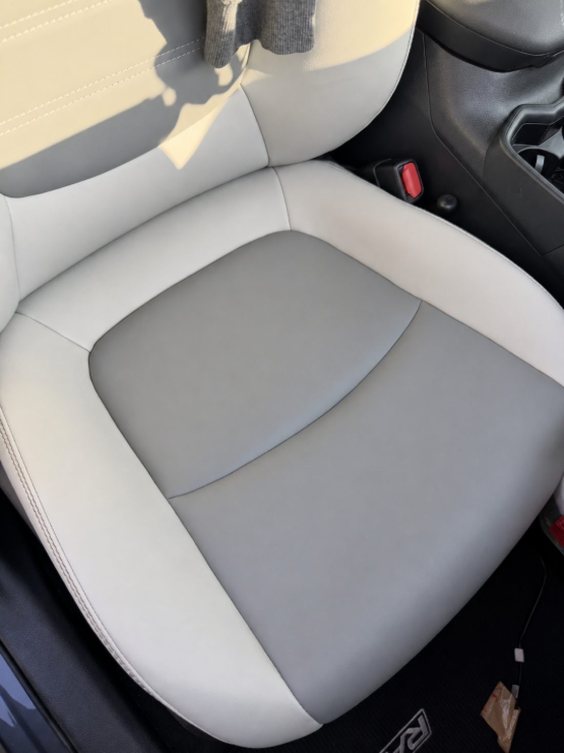Toyota RAV4 seat after detailing